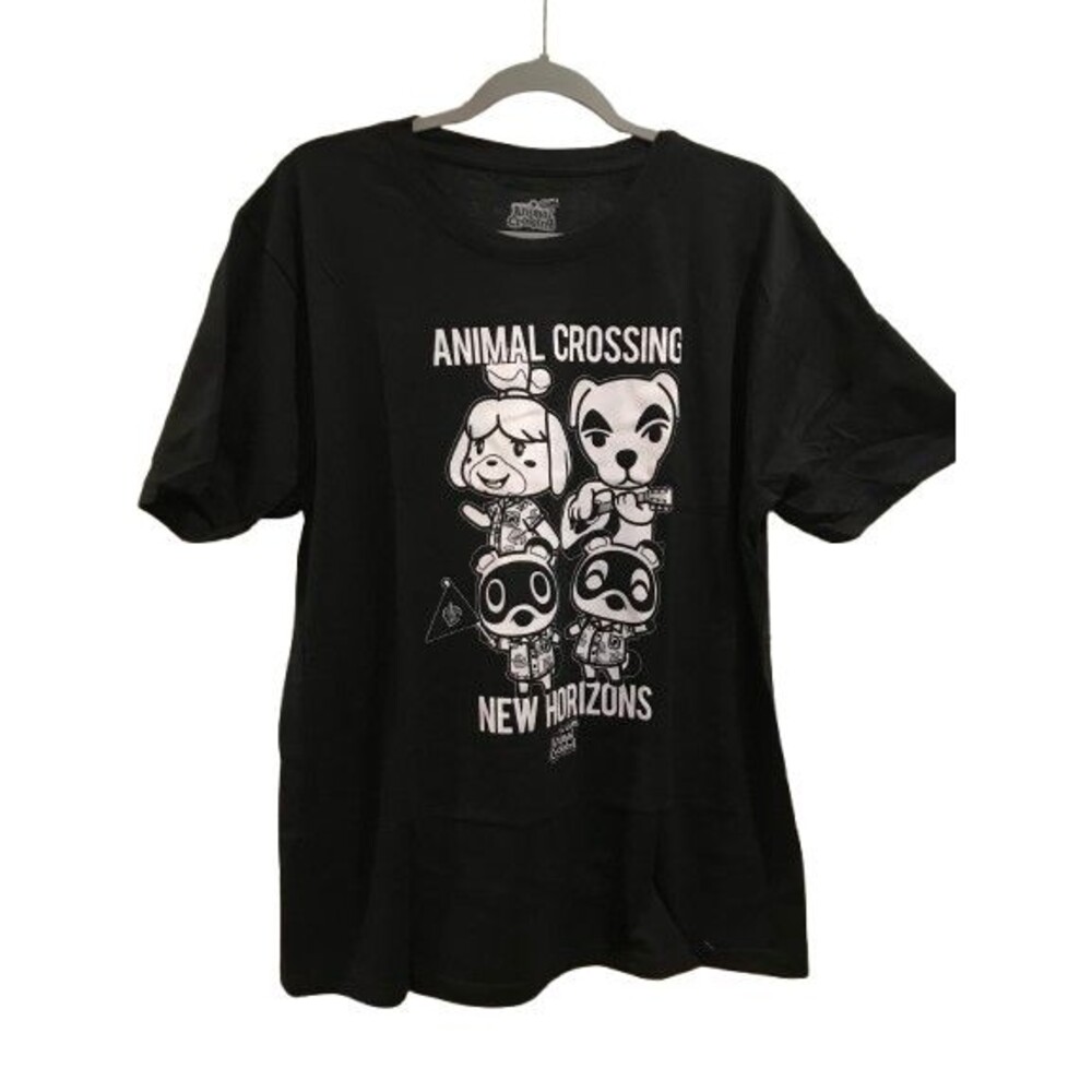Men's XL T-Shirt Animal Crossing New Horizons Crew Neck Short Sleeve Cotton